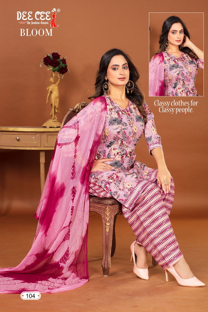 Bloom By Dee Cee Casual Wear Printed Cotton Readymade Suits Wholesale Shop In Surat